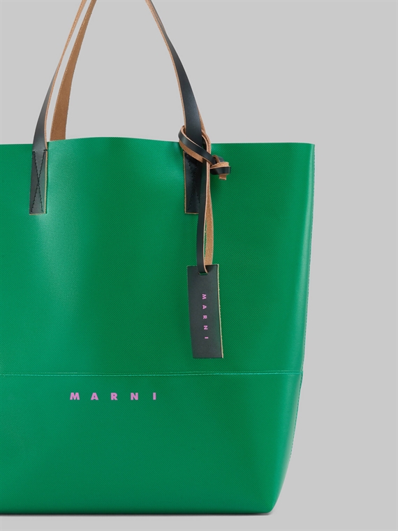 Marni Open Shopper Tote Bag, Seagreen 